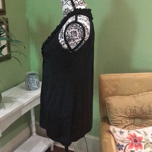 Silk deep v top - Picture 3 of 7